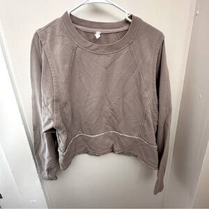 Taupe Free People pullover